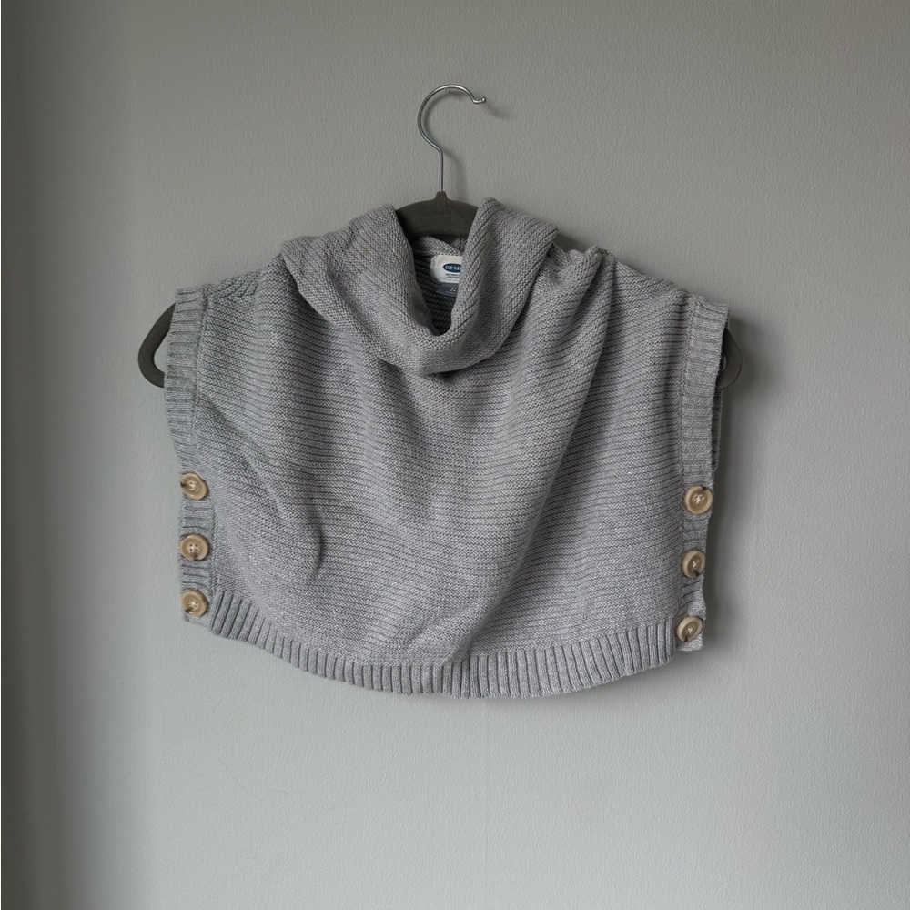 Old Navy Girls Gray Knit Blouse